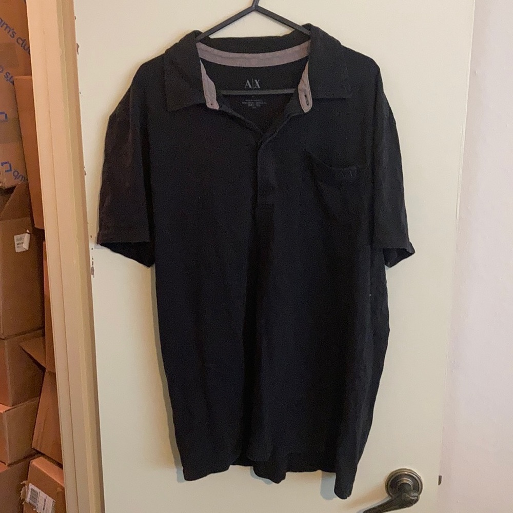A/X Black Polo szXL